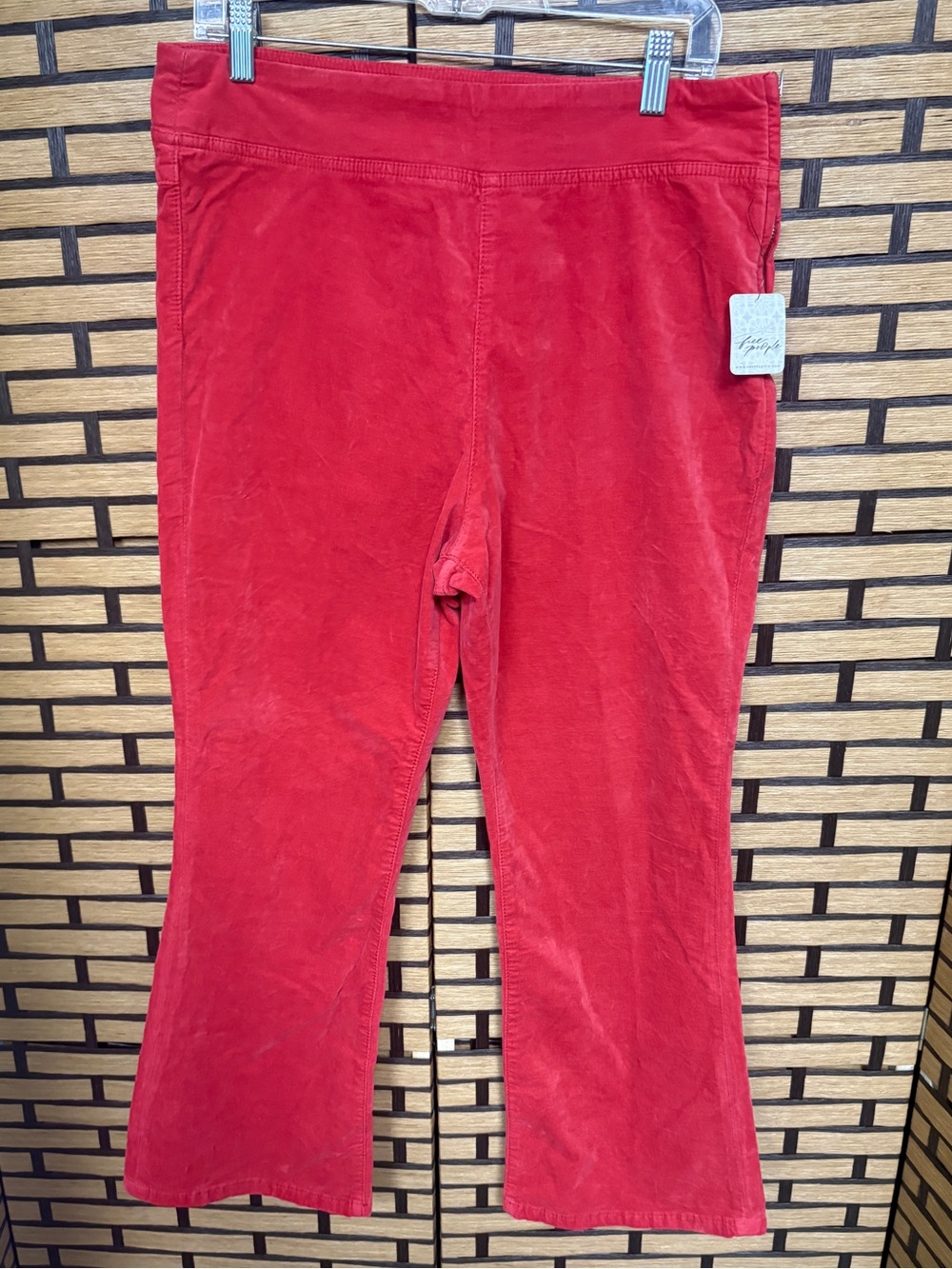 Free people red crops size large